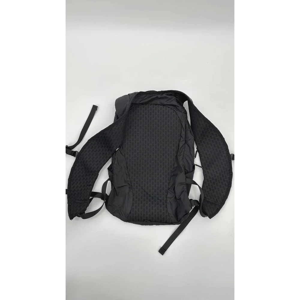 Lululemon Active Backpack 10 L O/S Black Hydration Comp Water Repel Reflective